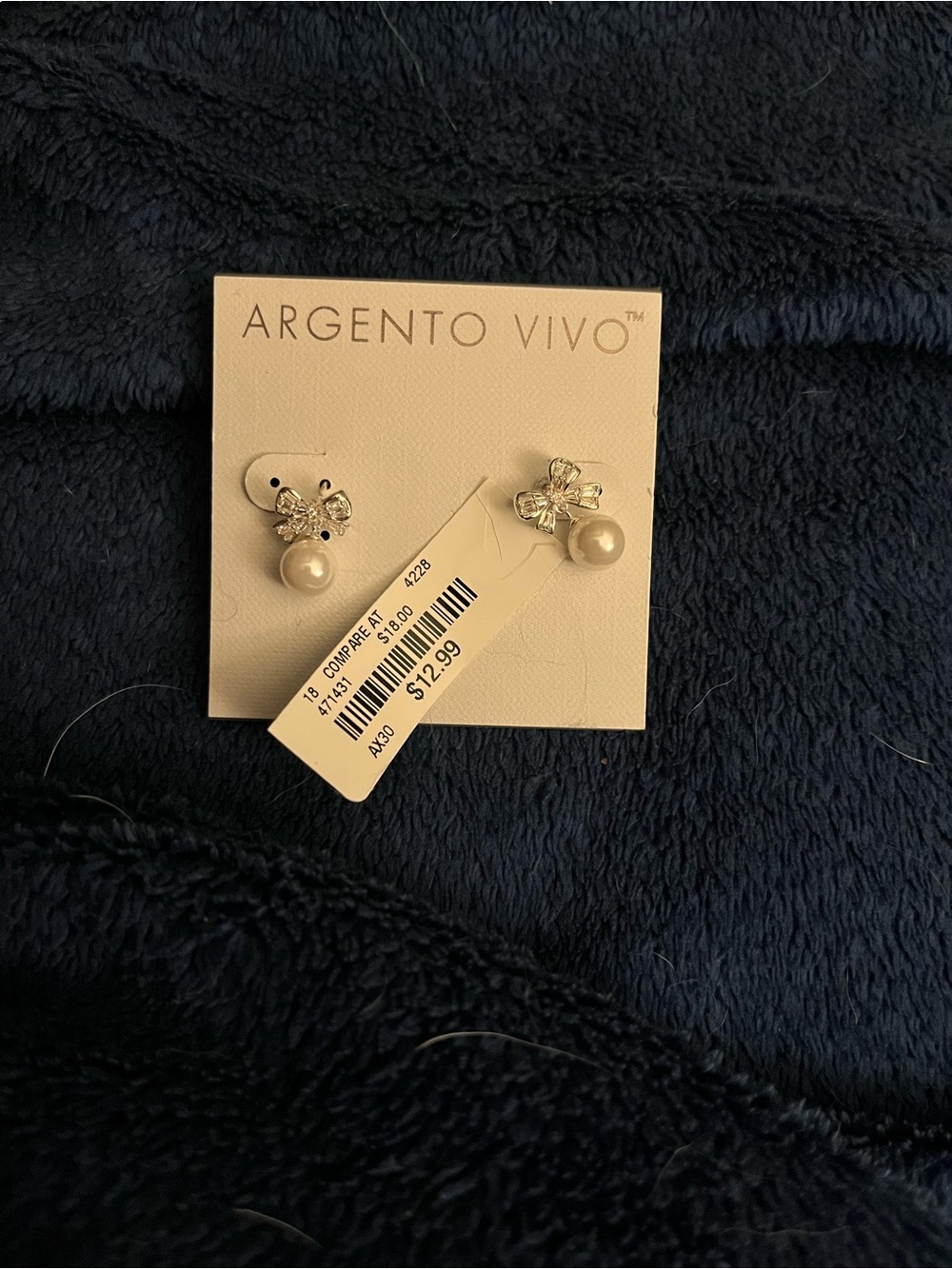 Tjmaxx Argentino Vivo Silver Floral Stud Earrings